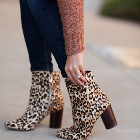 Sam Edelman Shoes - NWT Sam Edelman Corra Leopard Booties
